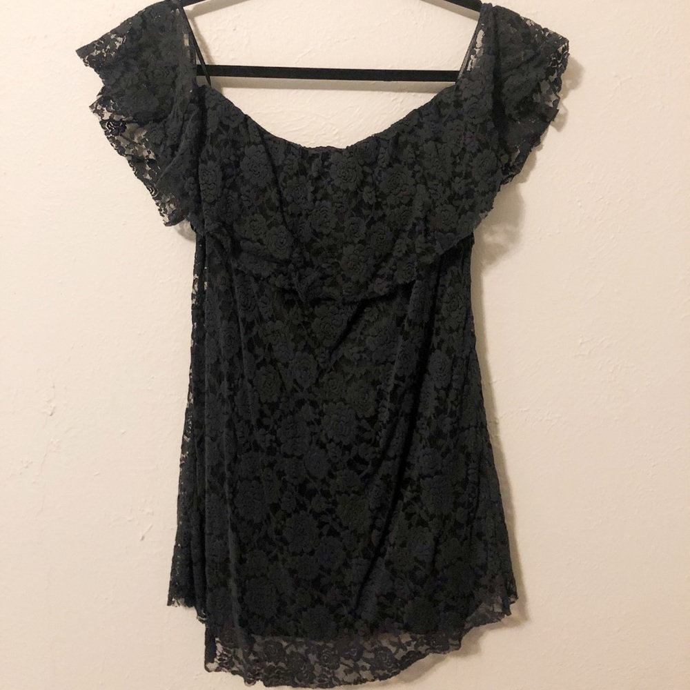 Lacy black dress